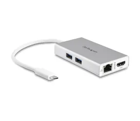 StarTech DKT30CHPDW Dockingstation weiß / 60W Netzteil / 1x HDMI / 4X USB / 1x RJ-45