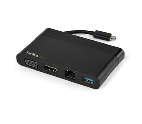 StarTech DKT30CHVCM Dockingstation schwarz / 1x HDMI / 1x VGA / 1x RJ-45 / 1x USB 