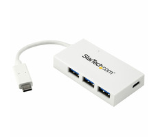 StarTech USB 3.0 HUB 4 Ports weiß / 3x USB-A / 1x USB-C / 5 Gbs