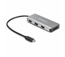 StarTech USB-A Hub 3 Ports & SD-Slot grau / 3x USB-A / SD-Slot / 10 Gbs 