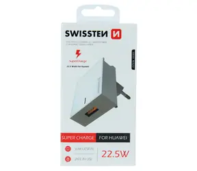 Swissten Netzwerkadapter für Huawei SUPER FAST CHARGE 22,5W weiß