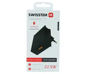 Swissten Netzwerkadapter für Huawei SUPER FAST CHARGE 22,5W schwarz
