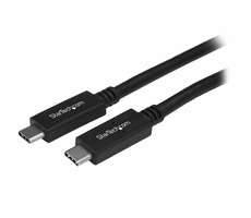 StarTech Kabel USB-C schwarz / 2x USB-C / MM / 5Gbs / Thunderbolt 3 / 1m