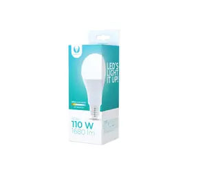 Forever LED-Leuchtmittel A65 E27 18W (warmweiß) / 1690 lm / 3000 K