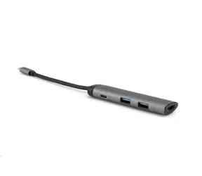 Verbatim 49140 USB-C-Dockingstation / 2x USB-A 3.0 / 1x USB-C 3.1 / 1x HDMI (4K@30Hz)