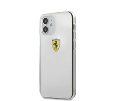 Ferrari On Track Logo Print Case für Apple iPhone 12 mini transparent