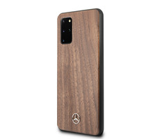Mercedes Wood Cover für Samsung Galaxy S20+ braun