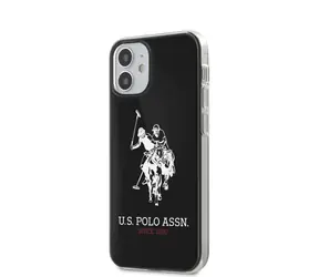 US Polo PC & TPU Big Horse Cover für Apple iPhone 12 mini schwarz