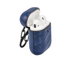 Terratec AirBox Crocodile Blau / Hülle für Apple AirPods 1 & 2