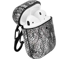 Terratec AirBox Snake Skin Schwarz / Hülle für Apple AirPods 1 & 2