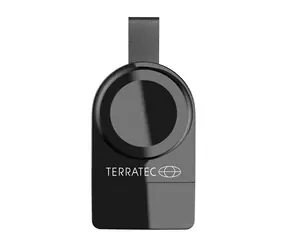 Terratec Charge Air Watch / USB-A-Ladegerät mit kabellosem Laden / für Apple Watch 1-5 / schwarz