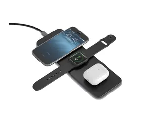 Terratec ChargeAir All black / kabelloses Ladegerät / 10 W / Telefon & Apple Watch & Apple AirPods