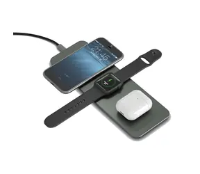 Terratec ChargeAir Komplett grün / kabelloses Ladegerät / 10 W / Telefon & Apple Watch & Apple AirPods