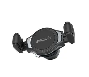 Terratec ChargeAir Auto / Autotelefonhalterung + Adapter + Kabel / kabelloses Laden 10W