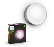 Philips Hue Daylo LED RGB 1x15W Edelstahl / Außenwandleuchte / 1200lm / 2000-6500K / RGB / IP44