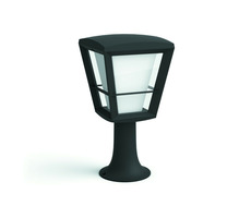 Philips Hue Econic LED 1x15W Mast 32cm schwarz / Außenmastleuchte / 1150lm / 2200-6500K / RGB / IP44