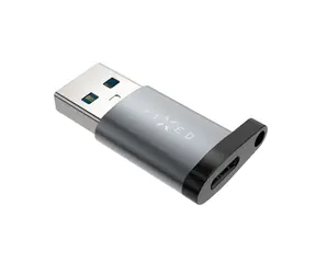 FIXED Link Reduktion von Aluminium USB-C auf USB-A grau