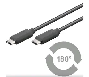 PremiumCord Verbindungskabel USB 3.1 Stecker C Stecker - USB 3.1 Stecker C Stecker 0,5m