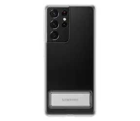 Samsung Clear Standing Cover Rückseite mit Ständer für Samsung Galaxy S21 Ultra klar