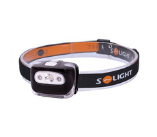 Solight WH27 LED-Stirnlampe 3W schwarz / rotes Licht / 3x AAA