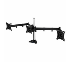 Unverpackt - ARCTIC Z3 schwarz / Tischhalterung für 3 Monitore / bis 34" / Tragkraft 15 kg pro Monitor / unverpackt