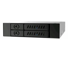 Chieftec CMR-225 Backplane für 3,5" Slot für 2x 3,5" HDD&SSD / SATA III / Hot Swap