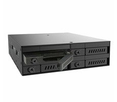Chieftec CMR-425 Backplane für 5,25" Slot für 4X 2,5" HDD&SSD / SATA III / Hot Swap