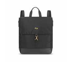 Solo New York Austin Hybrid schwarz / Damenrucksack für 13,3" Laptop