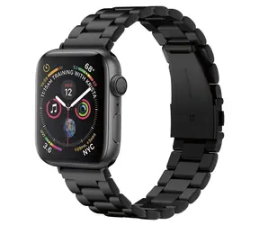 Spigen Modern Fit Edelstahl Apple Watch Armband 44 & 42 mm schwarz
