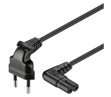 Goobay Netzwerk 230V mit gebogenen Steckern / 2m