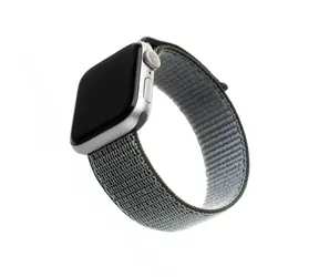 FIXED Nylonarmband Nylonarmband für Apple Watch 40 mm und Watch 38 mm oliv