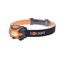 Solight LED-Stirnlampe / 3W COB / 3x AAA