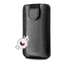 FIXED Soft Slim Case mit Verschluss Größe 6XL+ schwarz / PU-Leder
