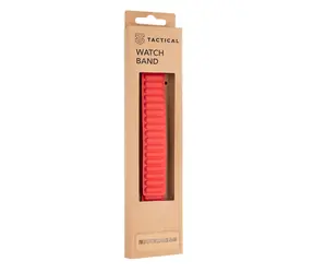 Tactical 740-Loop-Lederarmband für Uhren mit 42 und 44 mm Rot