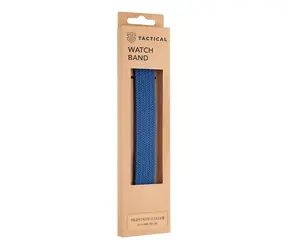Tactical 785 geflochtenes Wechselarmband für Uhren mit 42 und 44 mm Größe XL, blau