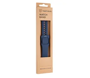 Tactical 790-Silikonarmband mit Schnalle für Apple Watch 38 und 40 mm Nachtblau