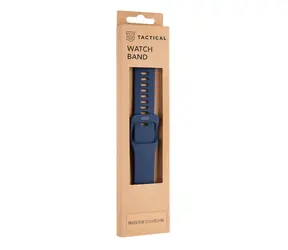 Tactical 795 Silikonarmband mit Schnalle für Apple Watch 42 & 44 mm Nachtblau