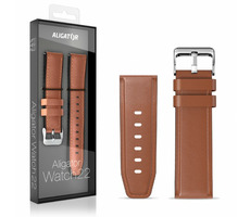 Aligator 22mm braun