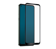 SBS Full Cover gehärtetes Glas für Motorola Moto G9 Power schwarz