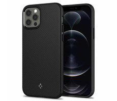 Spigen MagArmor Schutzhülle für Apple iPhone 12 & Pro Schwarz