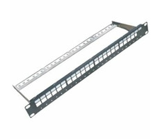 DATACOM 19" unmontiertes Patchpanel 24 Port