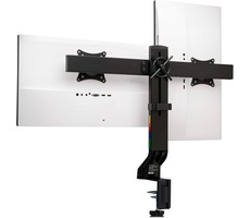Kensington Compact Arm für zwei Monitore SmartFit schwarz / bis 27" / bis 8 kg / Höhe 239-470 mm