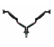 Kensington Dual-Monitorarm SmartFit schwarz / bis 9 kg / 170-505 mm / One-Touch-Höhenverstellung