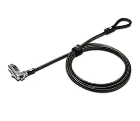 Kensington Slim NanoSaver Zahlenschloss / 4-stelliger Zahlencode / Register & Retrieve