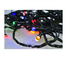 Solight 1V04-M LED Outdoor-Weihnachtskette / 300 LEDs / 30m / 5m Kabel / 8 Funktionen / Timer / IP44 / mehrfarbig