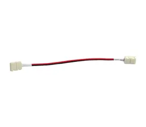Solight WM79 Anschlusskabel für LED-Streifen 1 Stück / beidseitig 8mm Schnappstecker 