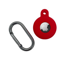 CPA Silikonhülle mit Haken für Apple AirTag rot