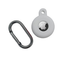 CPA Silikonhülle mit Haken für Apple AirTag weiß