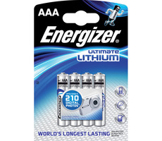 Energizer Ultimate Lithium Batterie - Micropencil AAA 4 Stk
