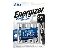 Energizer Ultimate Lithium Batterie - Bleistift AA 4 Stk